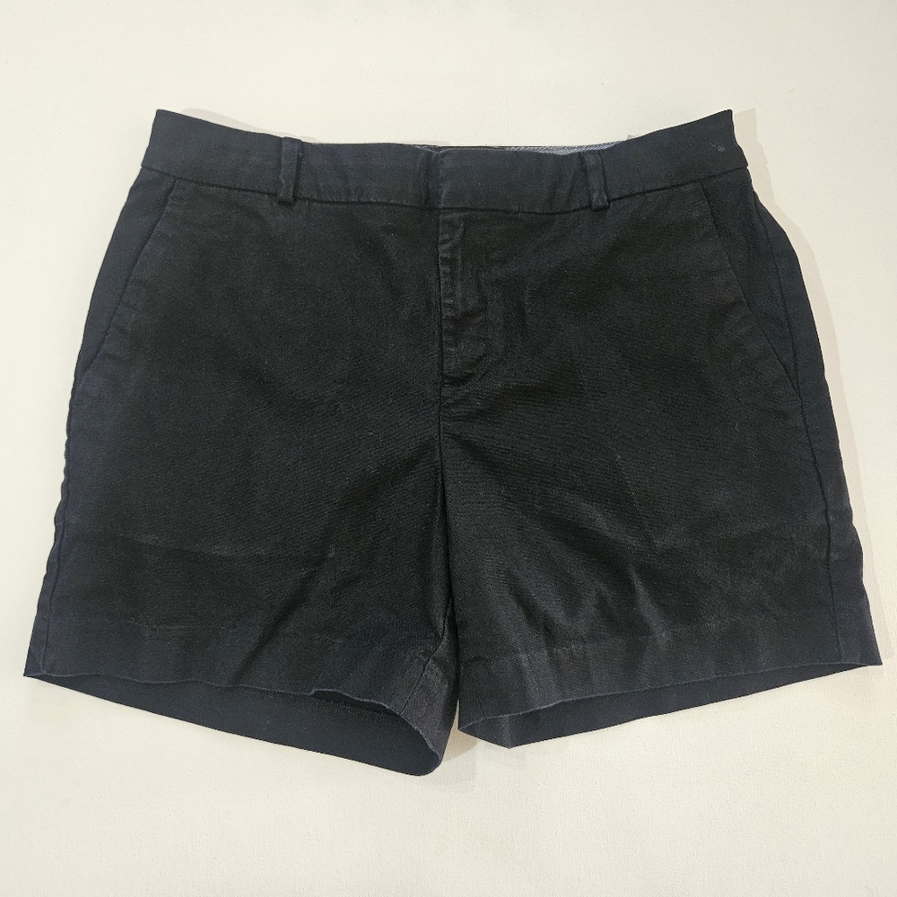 Banana Republic Chino City‎ Shorts Womens Size 4 Black Classic Minimalist